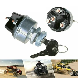12V Universal Auto Car Boat Ignition Starter Switch 4 Position w/ 2 Keys On Off for Tractor Tuning Truck Car Tool