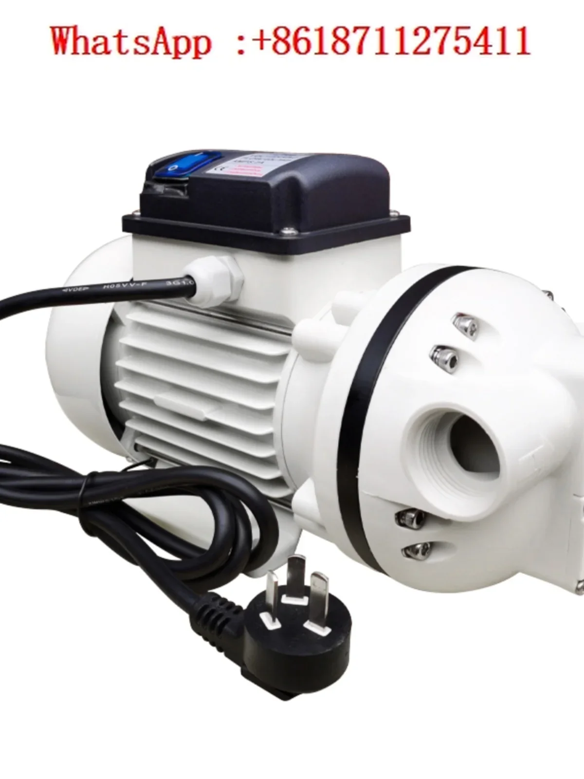 PTFE self-priming electric diaphragm pump anti-corrosion, acid pumping pump explosion-proof can idle 220V