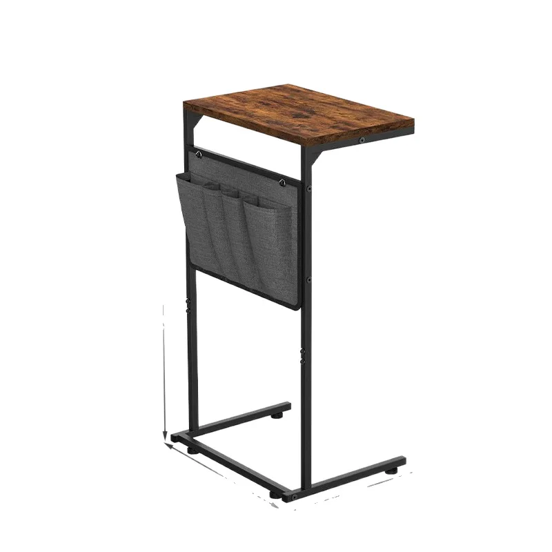 Cross-border simple bedroom corner few multi-purpose office notebook table with cloth bag storage bedside few