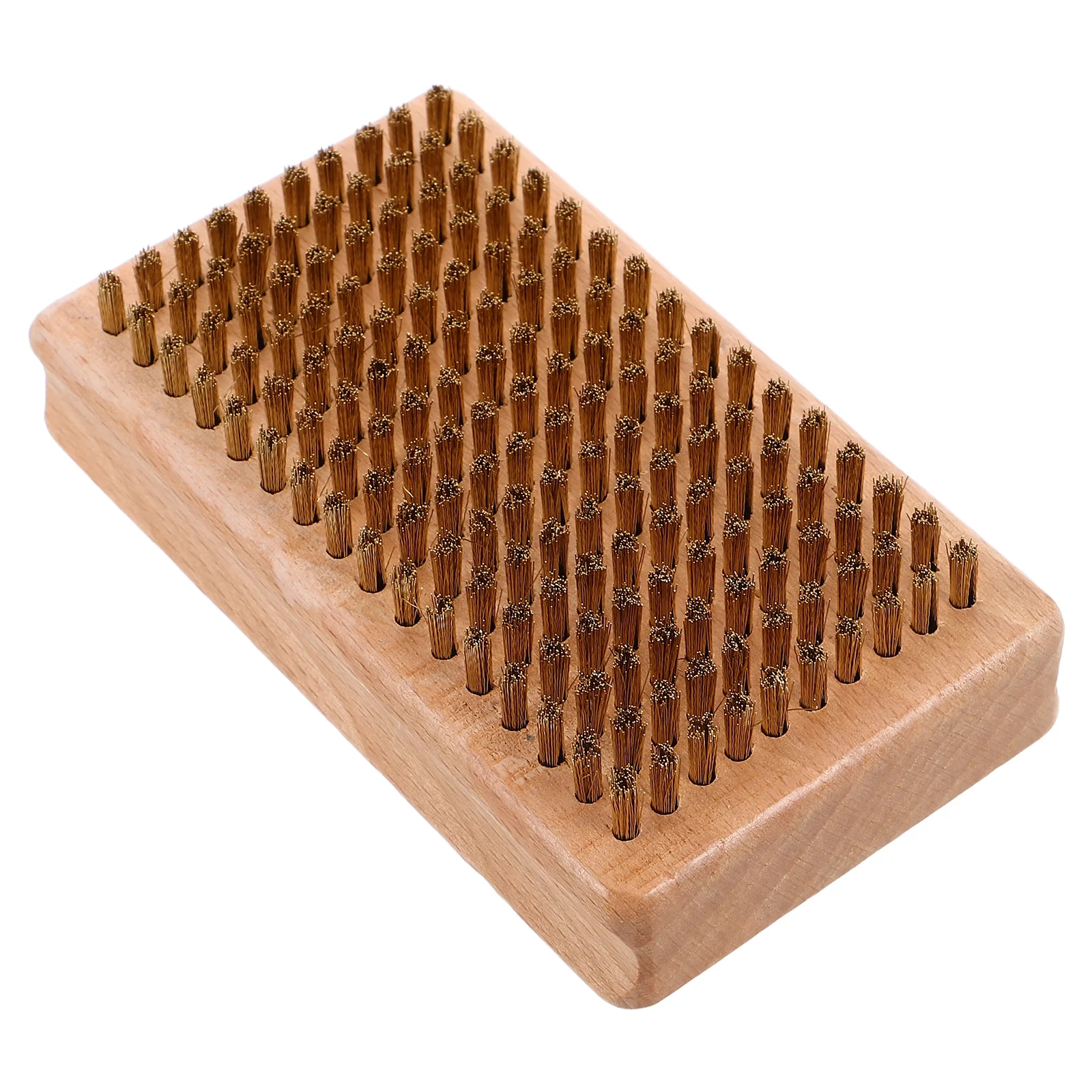 

1pc Ski Cleaning Brush Copper Wire Wax Polishing Tool Skateboard Cleaner Manual Board Waxing Brush Ergonomic Handle Portable