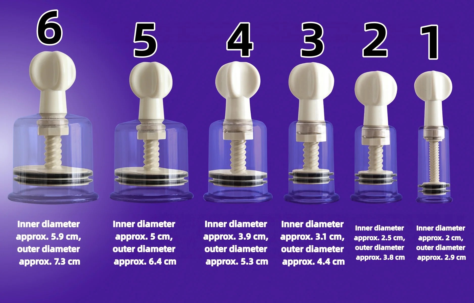 Nipple Enhancer Twist Vacuum Cupping Cup No Pump Adjustable Suction Transparent Sucker BDSM Couple Adult Toy view 6