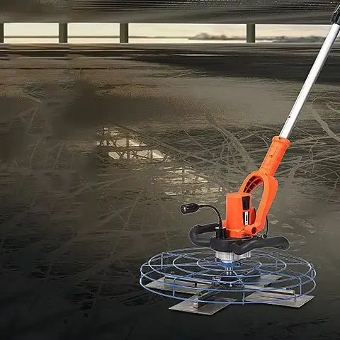 Concrete Electric Polishing Tool Ground Polish Edging Equipment 3800W Hand-Held Cement Pavement Smoothing Machine