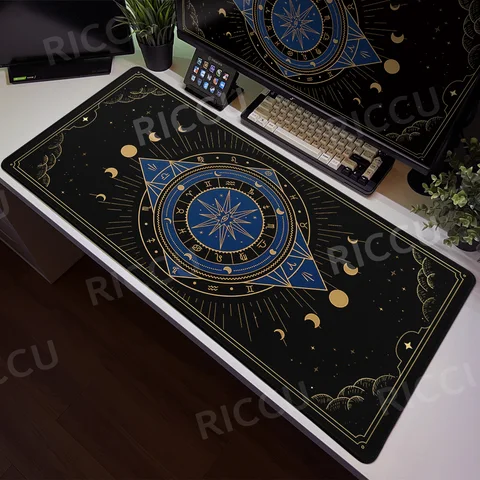 Коврик для мыши Riccu черный, резиновый, антискользящий — фото товара