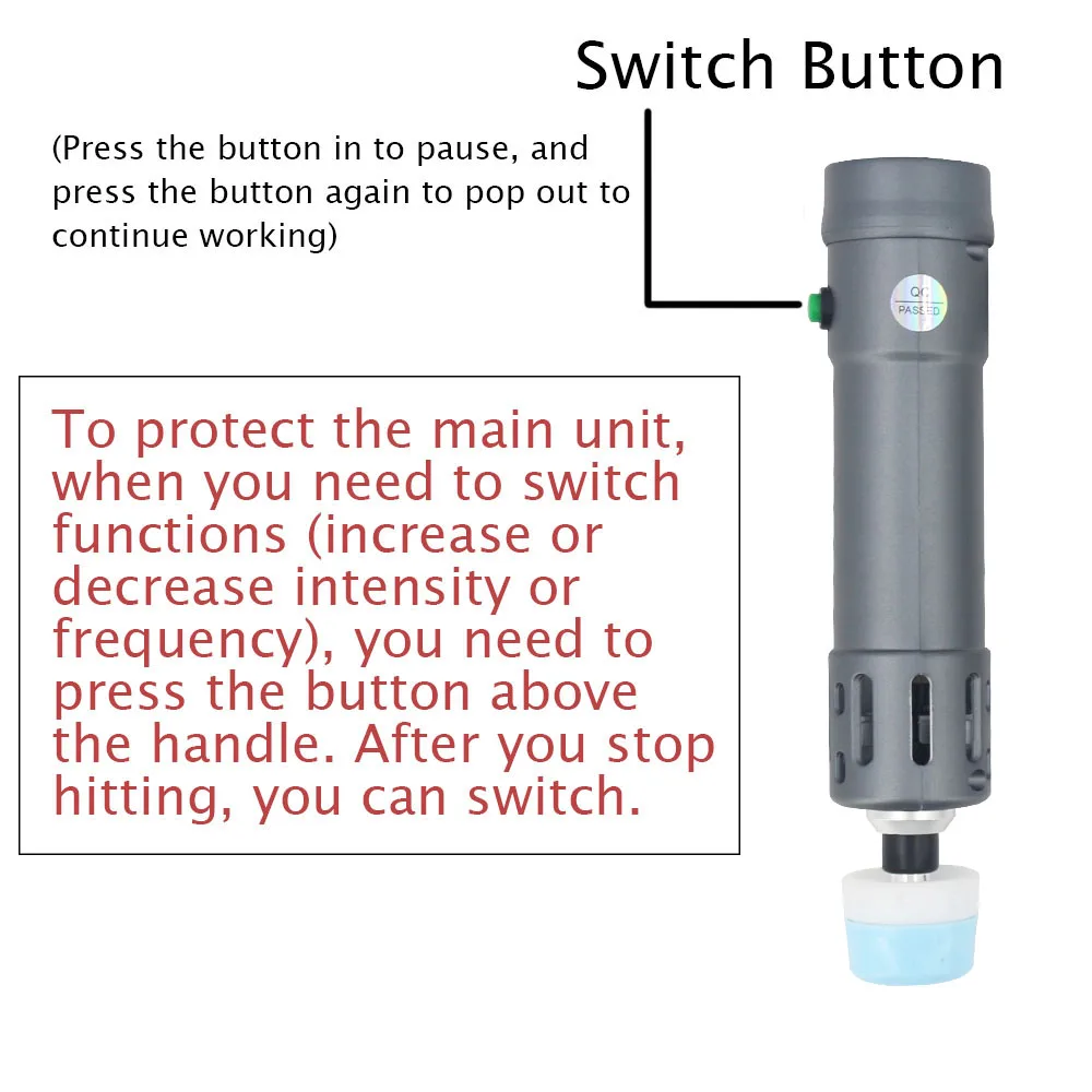 Shock Wave Device 2 In 1 Extracorporeal Shockwave Therapy Machine Massager For Erectile Dysfunction Physiotherapy Plantar Fasci