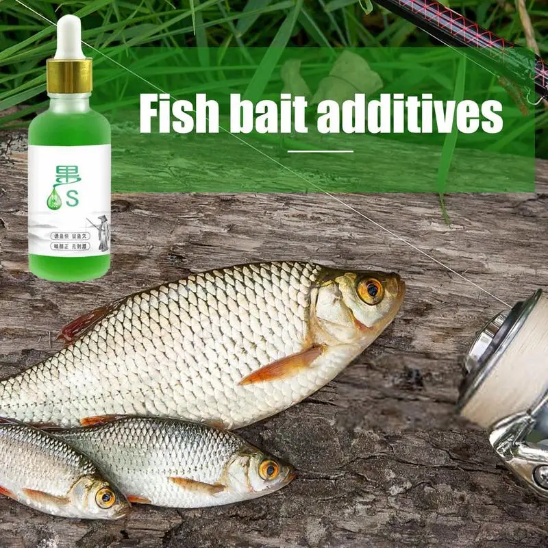 Fish Attractant Freshwater 50ml Natural Bait Scent & Fish Bait Additive Fish Bait Additive Fishing Liquid Potent Fishing