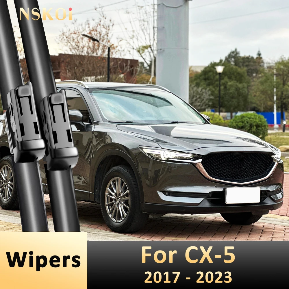 

Wiper Blades Set For Mazda CX5 CX-5 CX 5 KF MK2 Front Windshield Windscreen 24''+18''Wiper Window 2017 2018 2019 2020 2021 2023