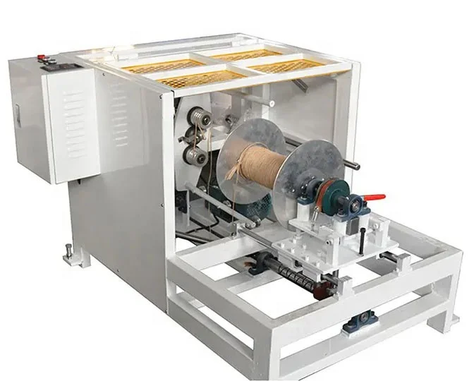 Single Station twisted paper rope machine for making kraft ropes High Speed Paper String Equipment for paper bag handles