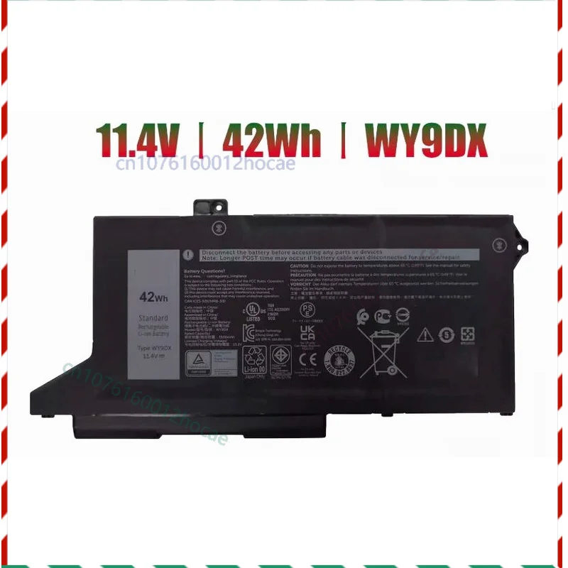 

New 3Cell 42wh 11.4v Battery WY9DX For Dell Latitude 5420 Business P137G001 Fast ship