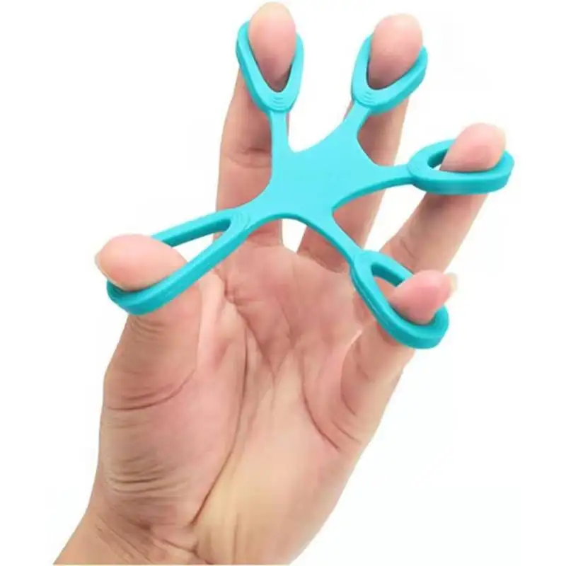 Finger Stretcher Resistance Extensor Bands Trainer 3 Levels Hand Grip Relieve Thumb Pain For Rock Climbing Guitar Hand Therapy