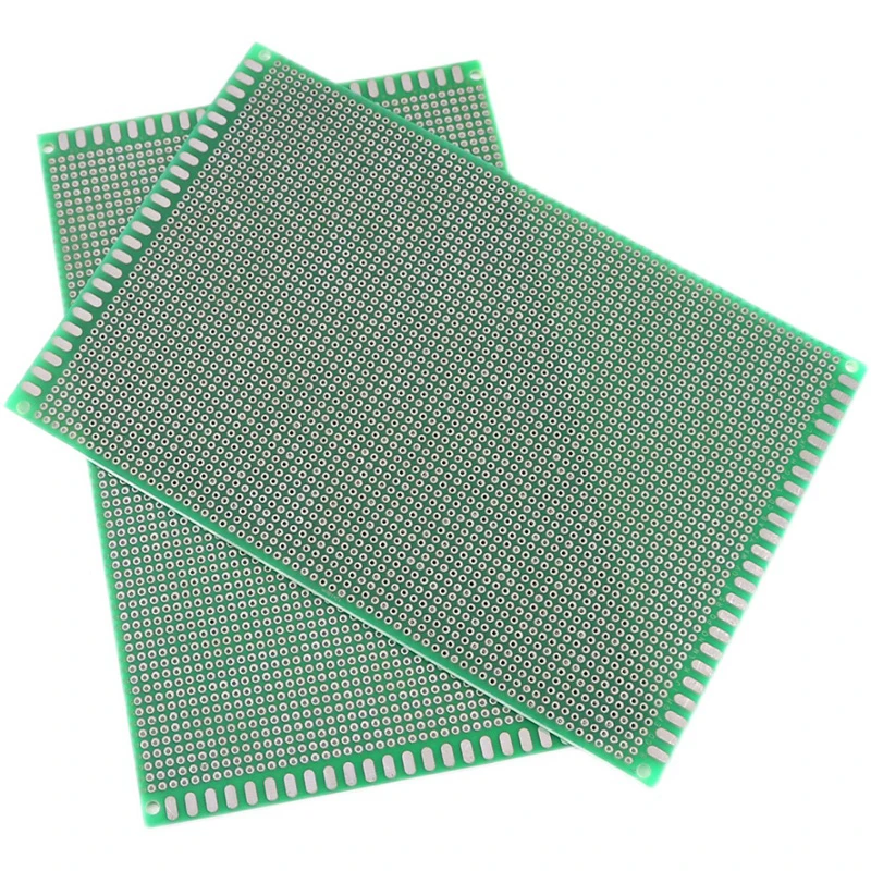 10Pcs Green 12x18cm Single Sided Prototype DIY Universal Printed Circuit PCB Board Prototype Board PCB Kit Breadboard Kit