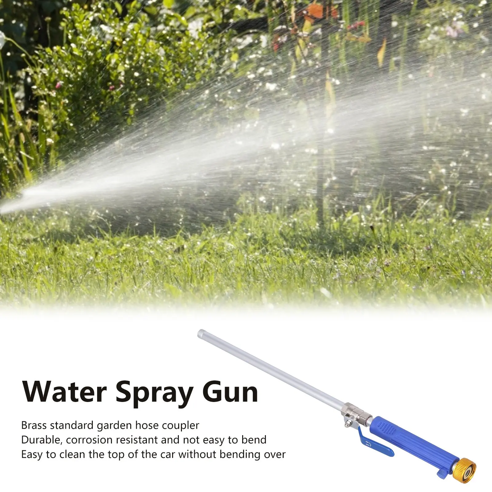 

Мощный пистолет-распылитель высокого давления для мойки окон, сада и автомобилей