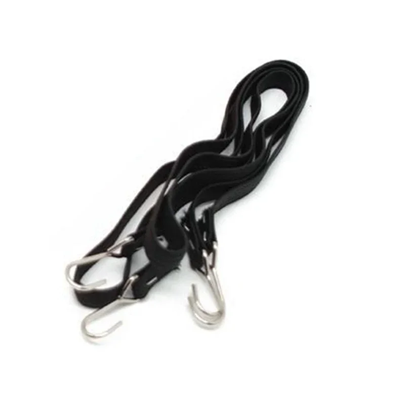 2 pçs elástico telhado bagageiro corda decorar cinta para 1/10 rc rastreador carro axial scx10 traxxas trx4 rc4wd d90 cc01