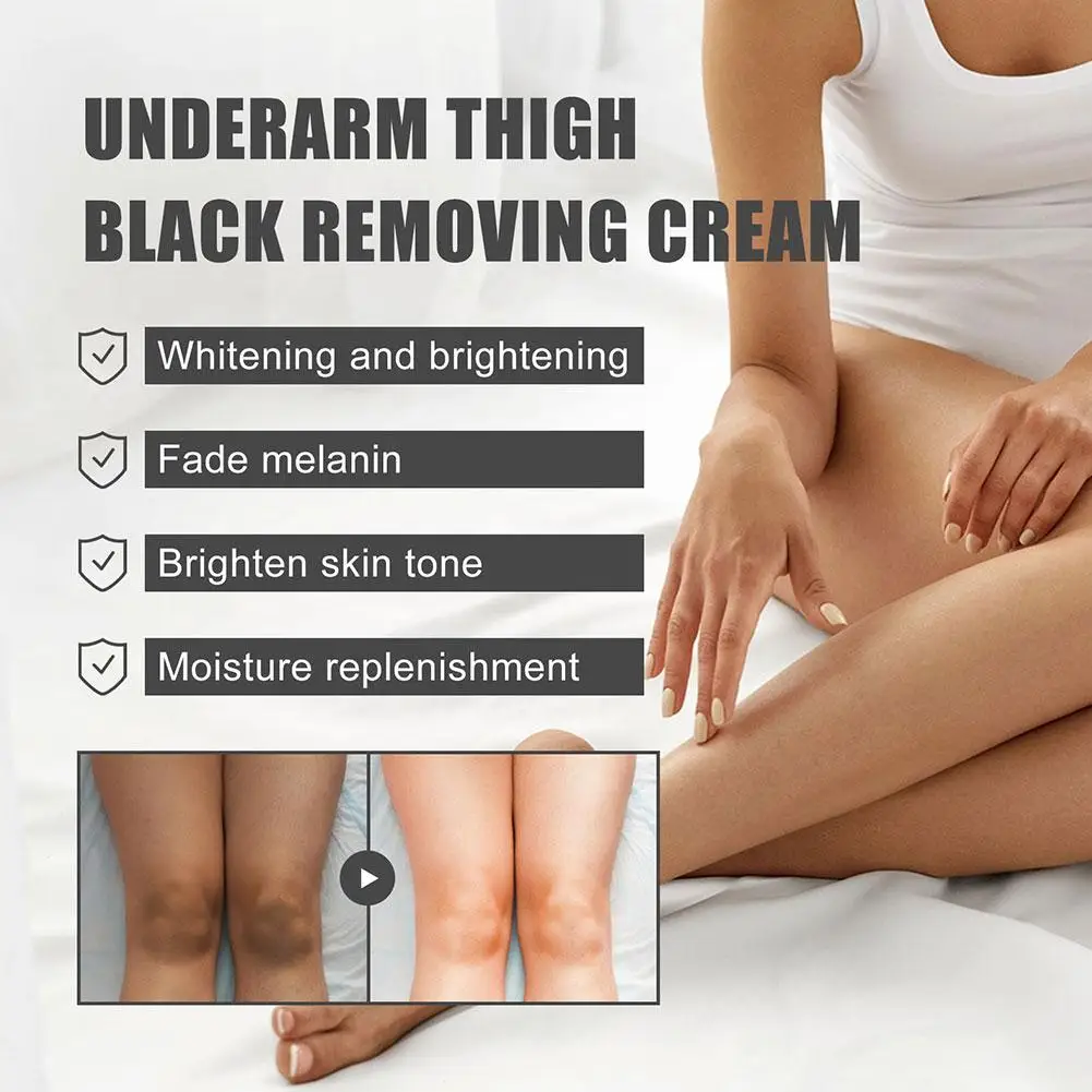 Whitening Underarm Cream For Armpit, Neck, Knees, Elbows, Inner Thigh, Dark Spot Corrector Cream Brightening Natural Skincare