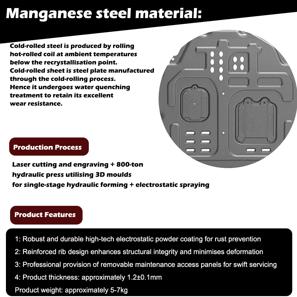 2015-2021年式フォード・エッジ用3Dスキャンエンジンスキッドプレート |   完璧なフィット感のアンダーボディ保護ガード