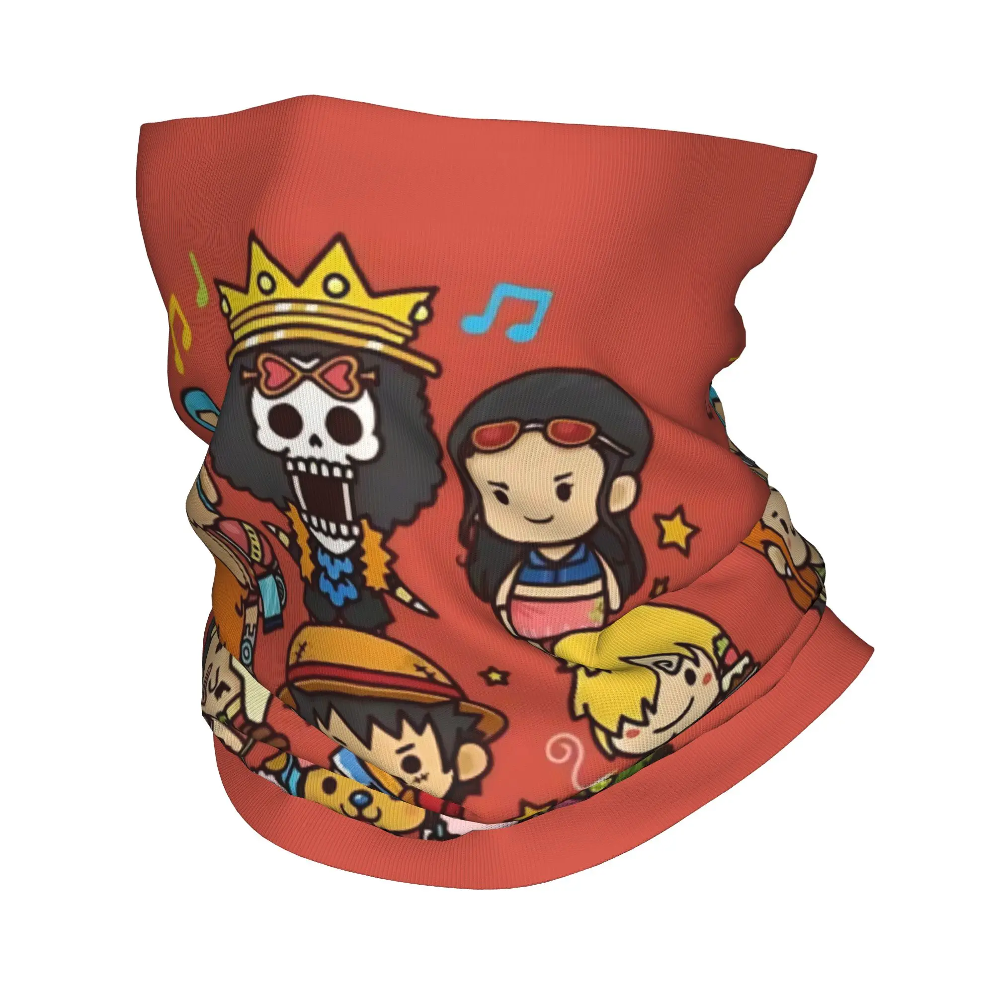 

One Piece Bandana Neck Gaiter Printed Luffy Kawaii Mask Scarf Multi-use Headband Running for Men Women Adult All Season