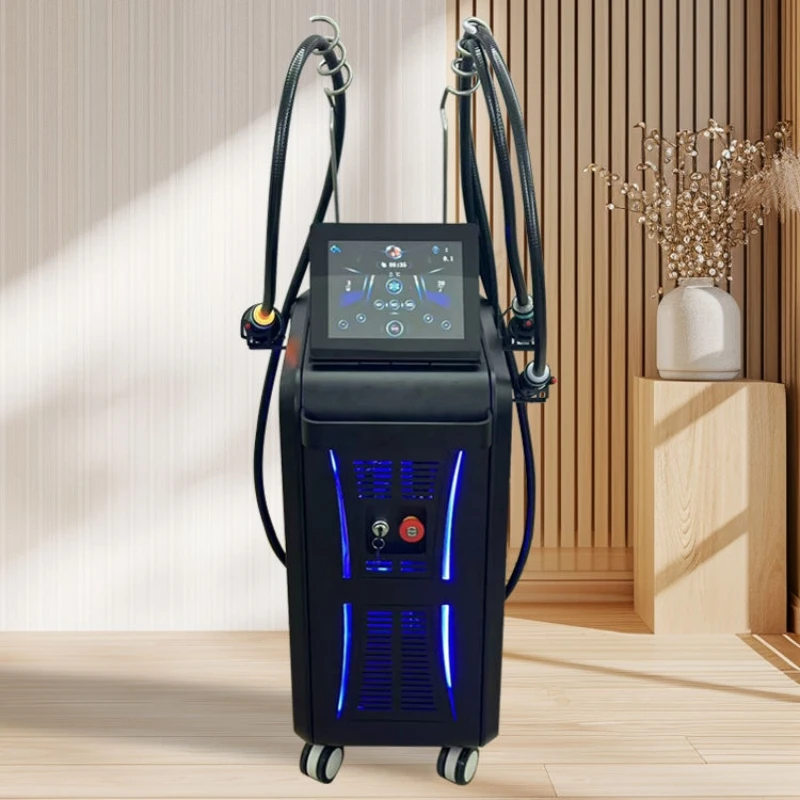 Newest 3 Handle Big Screen Professional Body Firming Face Lifting Machine Body Slimming Nano Microwave Rf Machine Slimming