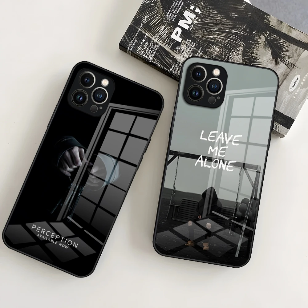 MINISO Rapper N-NF H-HOPE Phone Case For IPhone 15 Pro 16 15 14 13 12 11 Mini X XS XR Max 6 8 Plus Magnetic Wireless glassCove