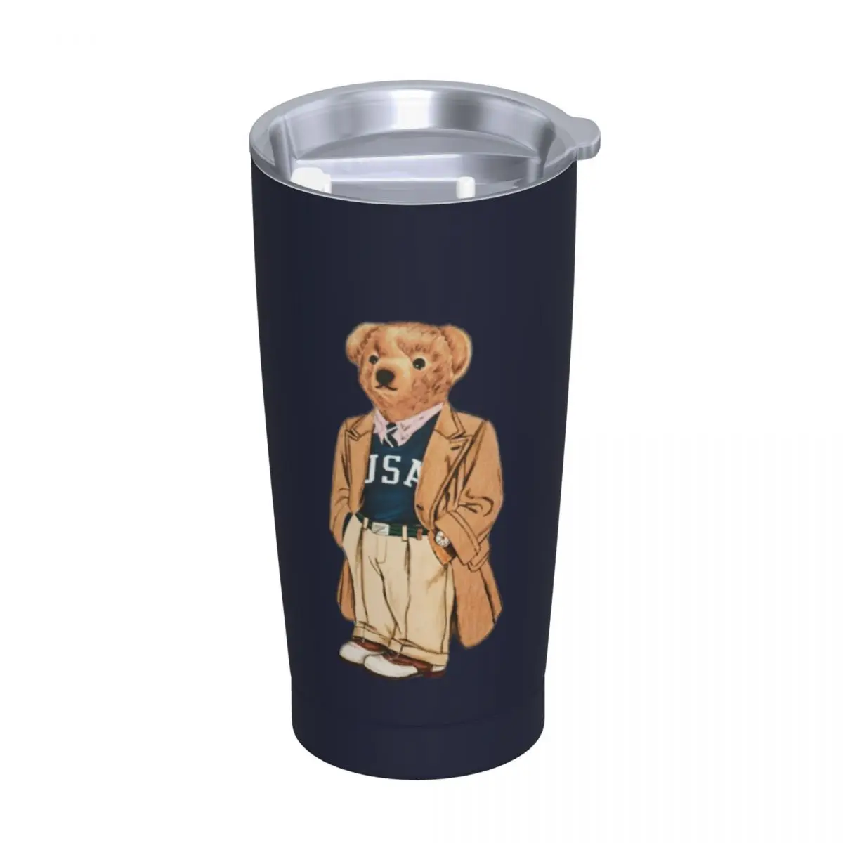 Ralph Bear 20oz Cup Large Capacity Car Mug Leak-proof Juice Coffee Cup Food Grade