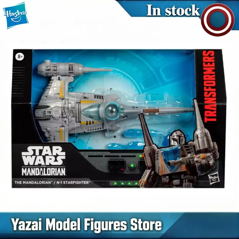 Original Hasbro TRANSFORMERS STAR WARS THE MANDALORIAN / N-1 STARFIGHTER Action Figure Model Toys Gift