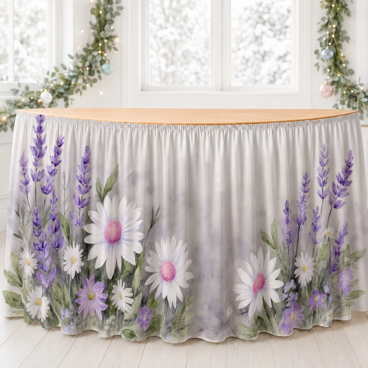 White daisies - fresh and natural - spring, summer, Mother's Day, wedding, afternoon tea, tablecloth for the party