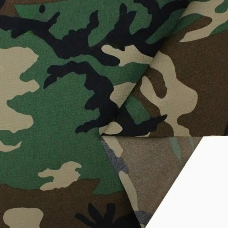 500D Nylon US Woodland Camo Fabric Waterproof Tactical Material Pull-Up Vest Customization Grade Outdoor Combat Gear