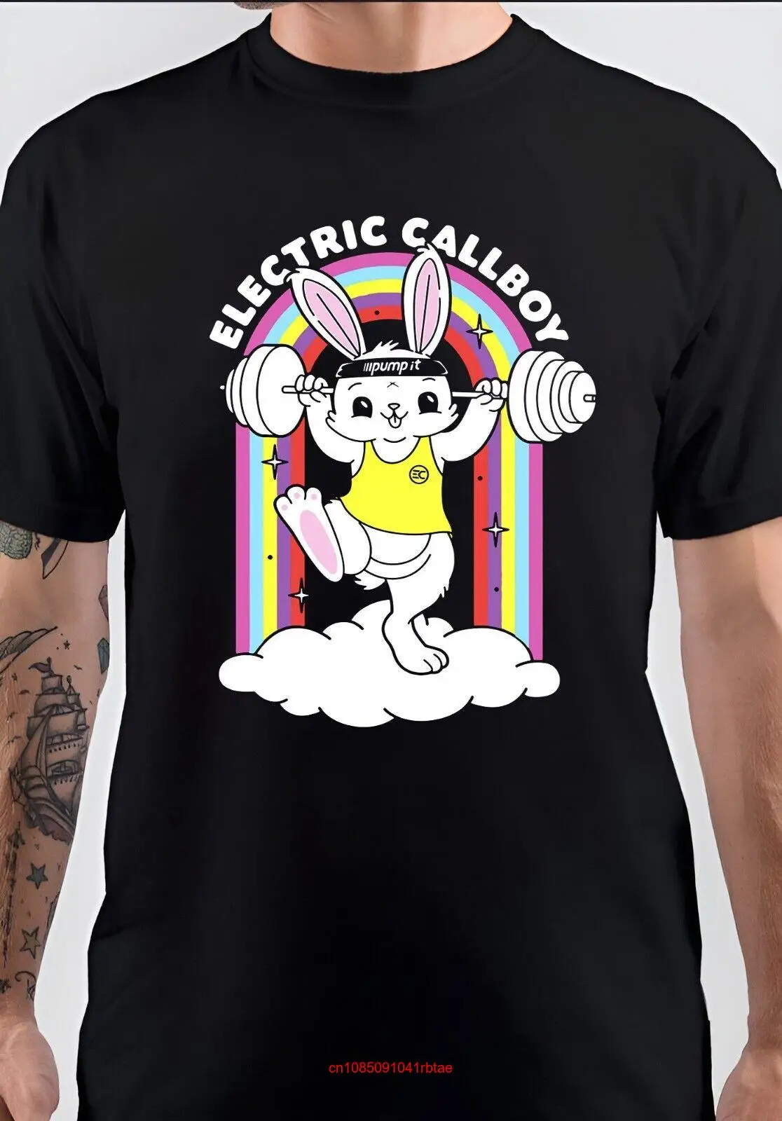 NWT Electric Callboy Rabbits T Shirt long or short sleeves