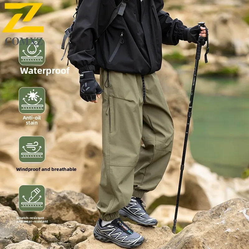 

Mens Cargo Pants New Autumn Loose Fit Durable Fashion Classic Trousers Cycling Camping Outdoor Adventure Trendy Workwear Pants
