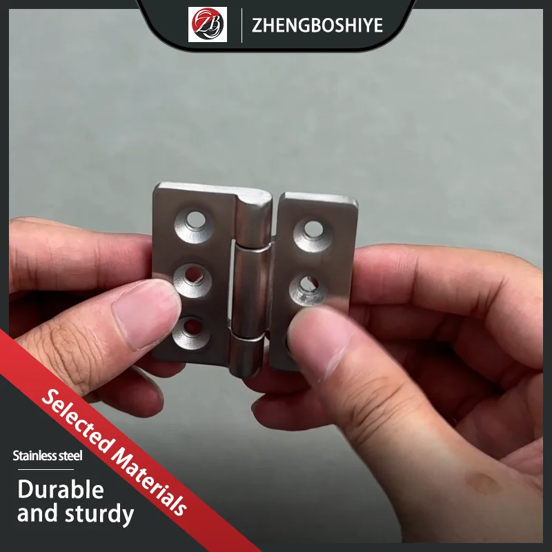 

（3 pcs）304 Stainless Steel Butterfly 6-Hole 2-Inch Hinge For Industrial Equipment Butterfly Fasteners