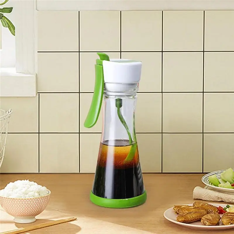 Bouteille de vinaigrette pratique pour salade maison, anti-fuite, 200 ml, facile à verser, récipient