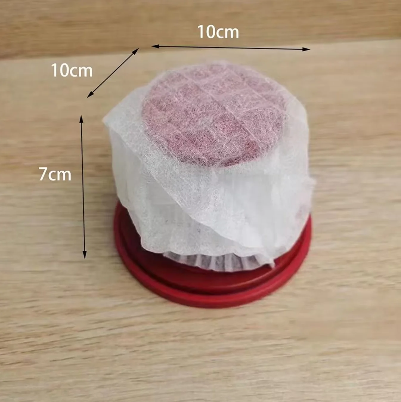 100Pcs Disposable Home Vacuum Cleaner Filter Mesh Durable Mesh Net Dust Collection Filter Cover Accessories For Vacuum Cleaner image 3