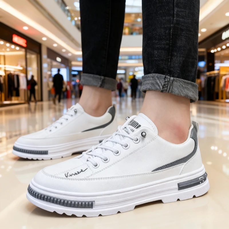 

Autumn Fashionable Versatile Thick Soled Shoes Men's Sports Casual Comfortable Sneakers Lightweight Breathable Men Shoes