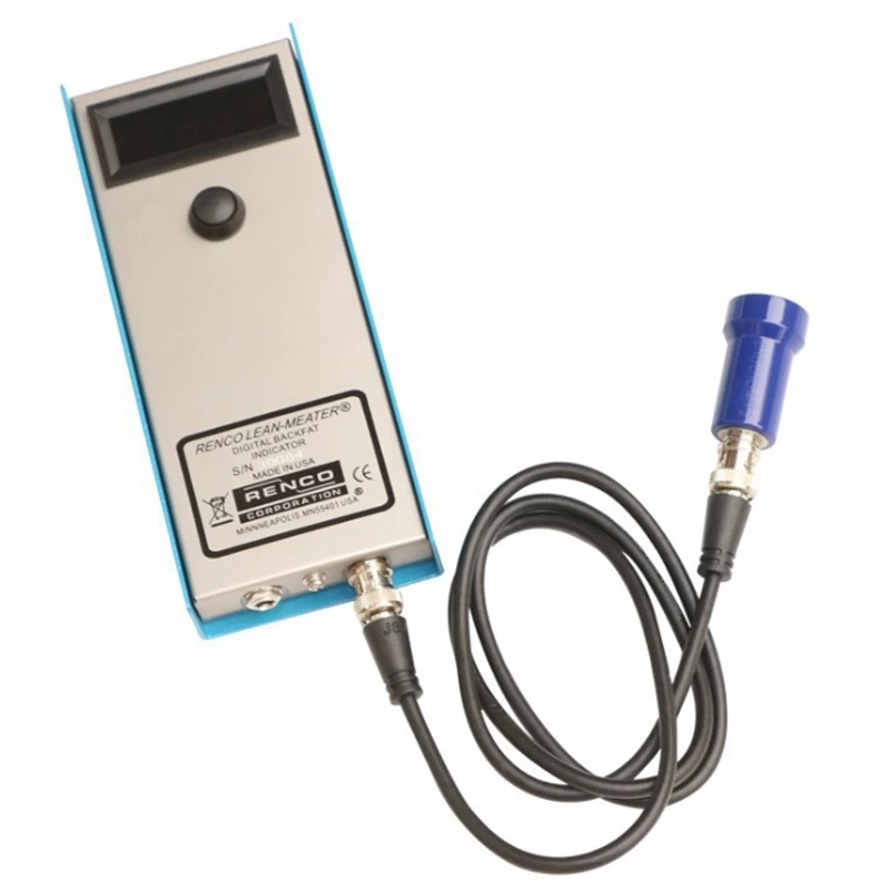 

Lean Meater цифровой индикатор жира в обратной стороне 1-3 слоя жировых свиней ультразвуковой измеритель толщины свиньи на спине тестер