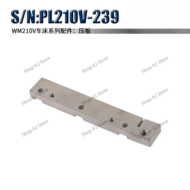 WM210-002 Lathe Spare Parts Clamp Square Tool Post Screw Rod Bracket Scale Ring Cross Slide Handwheel Mini Lathe Accessories