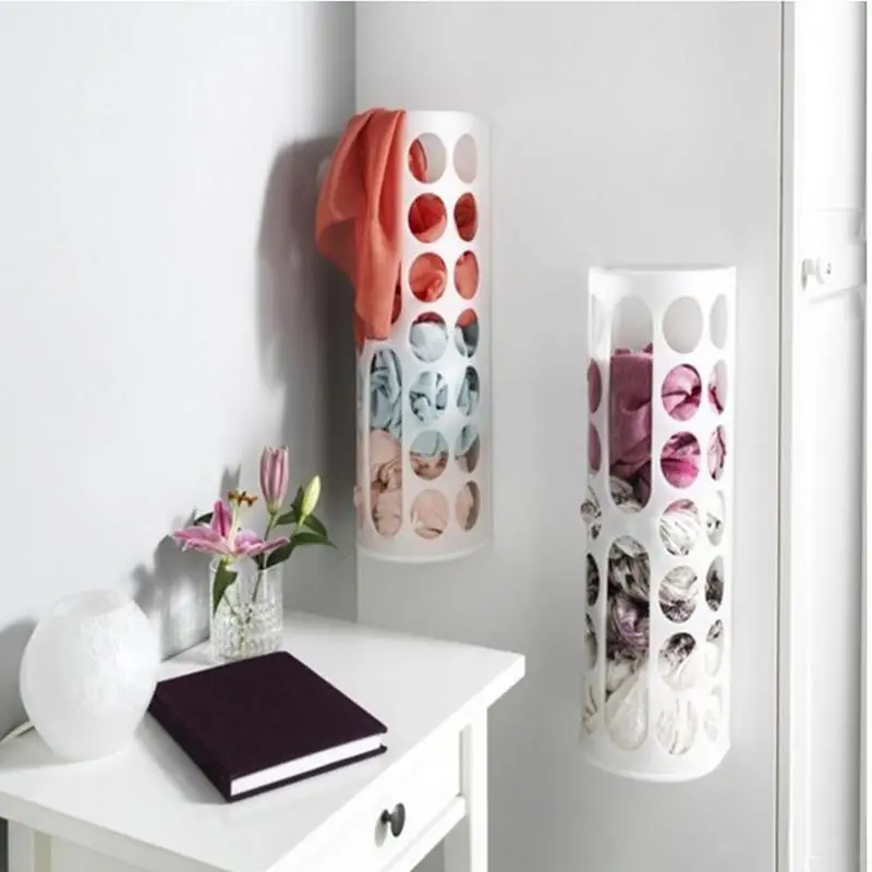 Grocery Bag Storage Holder Portable Large Capacity Trash Storage Container Reusable Wall Mounted Grocery Dispenser For Home