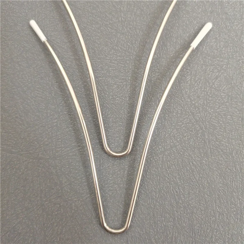 5-40pcs Wholesale U Shaped Stainless Steel Underwire Wedding Dress Sewing 3D Deep V Skirt Bra Wires Underwear Corset Accessories