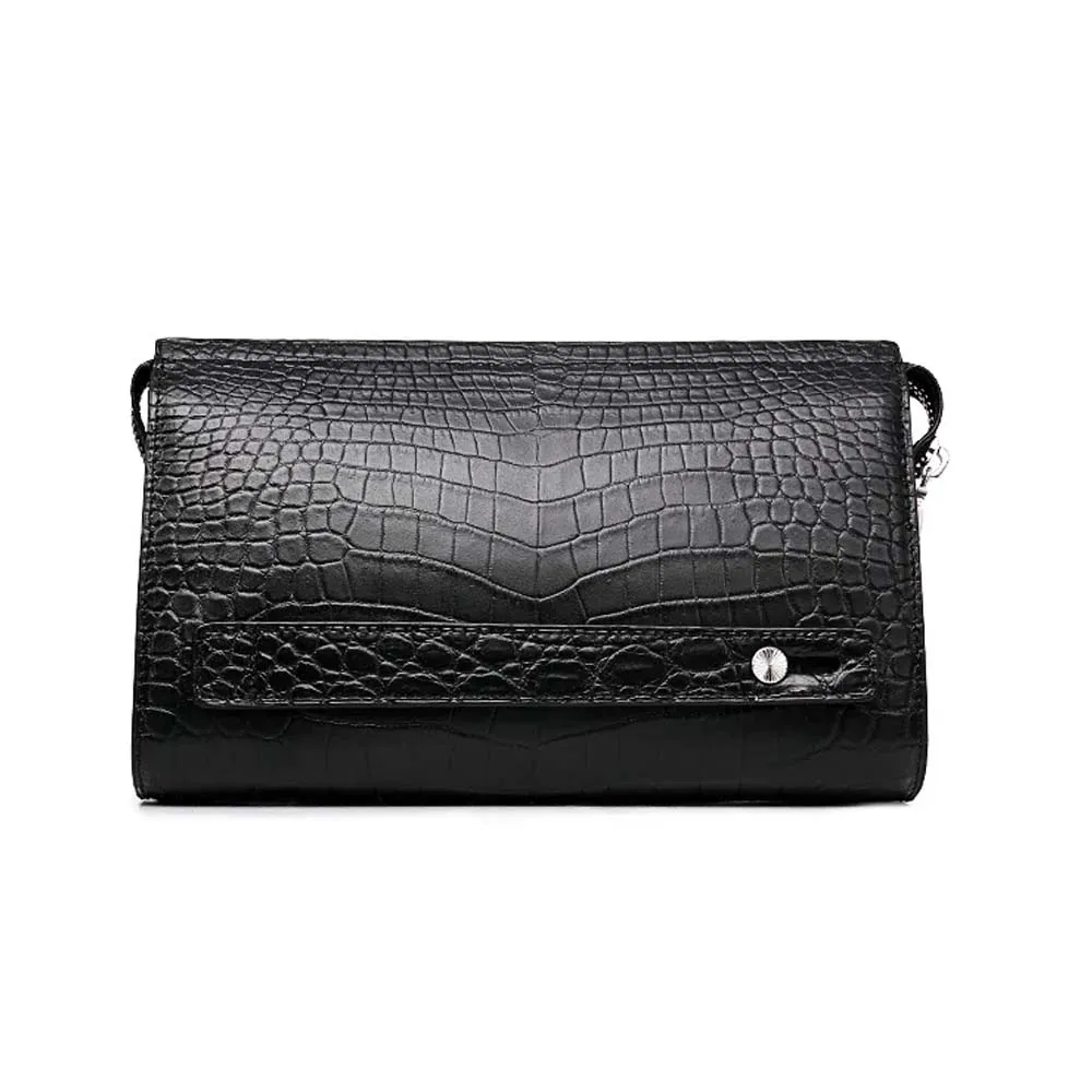

ouluoer crocodile man bag large capacity handbag business fashion men clutch bag
