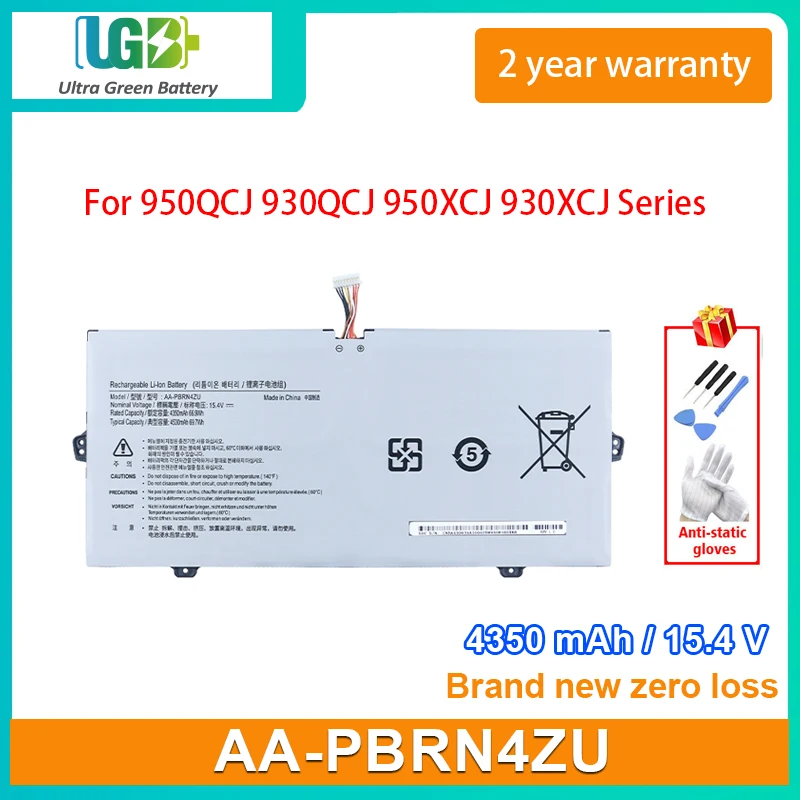 

UGB New AA-PBRN4ZU Laptop Battery For Samsung 950QCJ 930QCJ 950XCJ 930XCJ 930QCG NP930QCG NP950QCG NP930XCJ