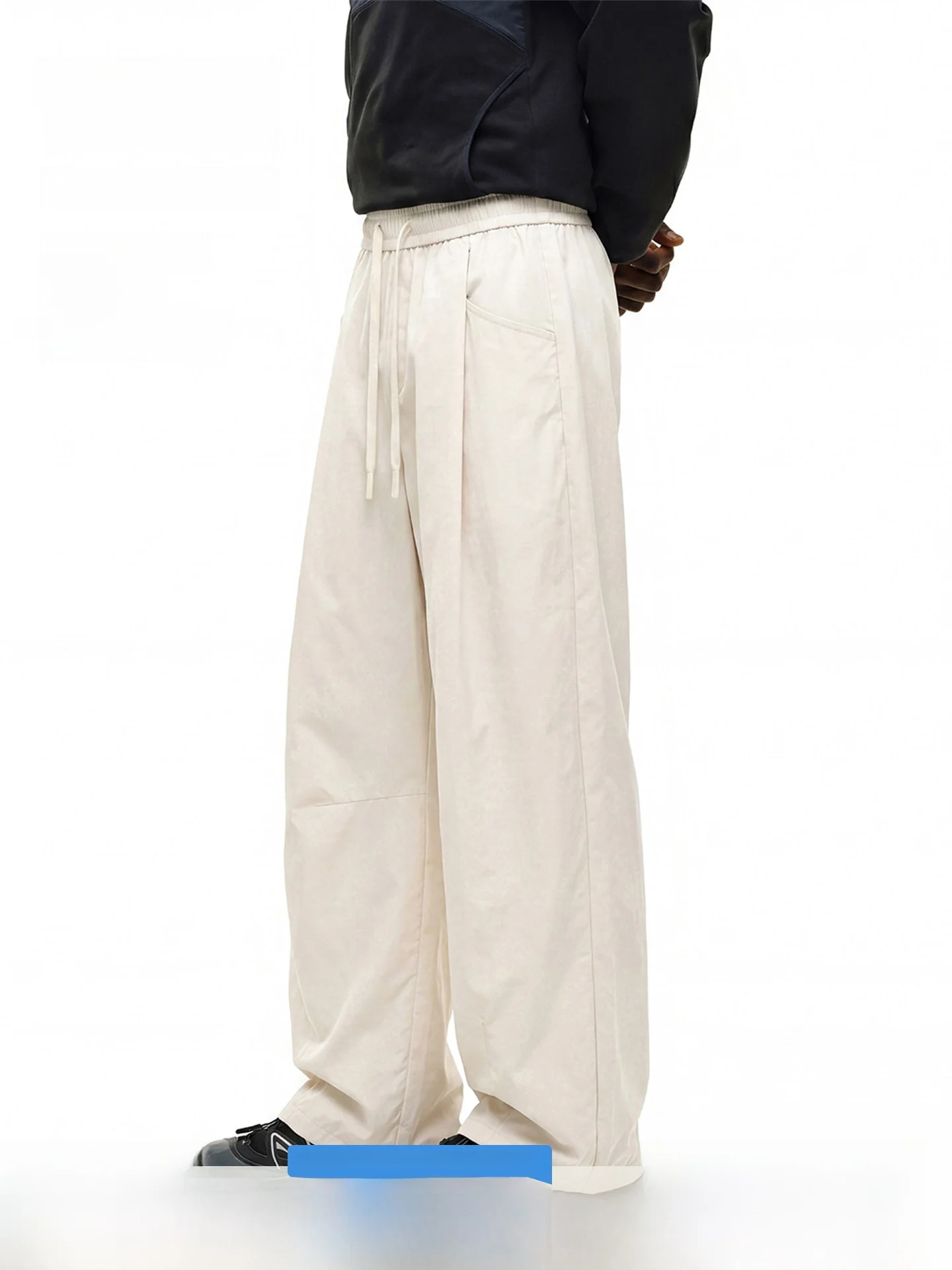 ARTANNIE Men's Outdoor Quick Dry Breathable Loose Sporty Casual Pants Summer American Straight Leg Long Trousers
