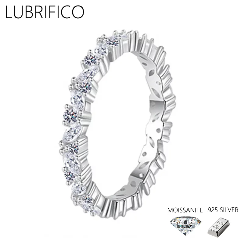 

1.17 Ct Moissanite Small Oval Rings 925 Sterling Silver Lad Diamond Ring For Women Fine Jewelry Wedding Party