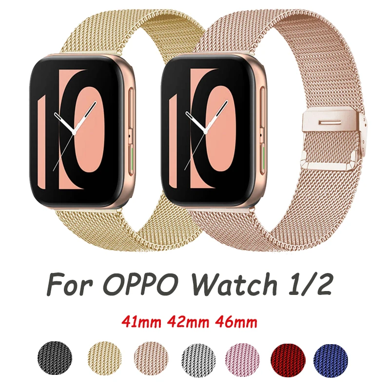 Band for Oppo Watch 2 42mm 46mm Strap for oppo Smart Watch Replacement Wristbands Compatible with OPPO Watch 41mm 46mm correa