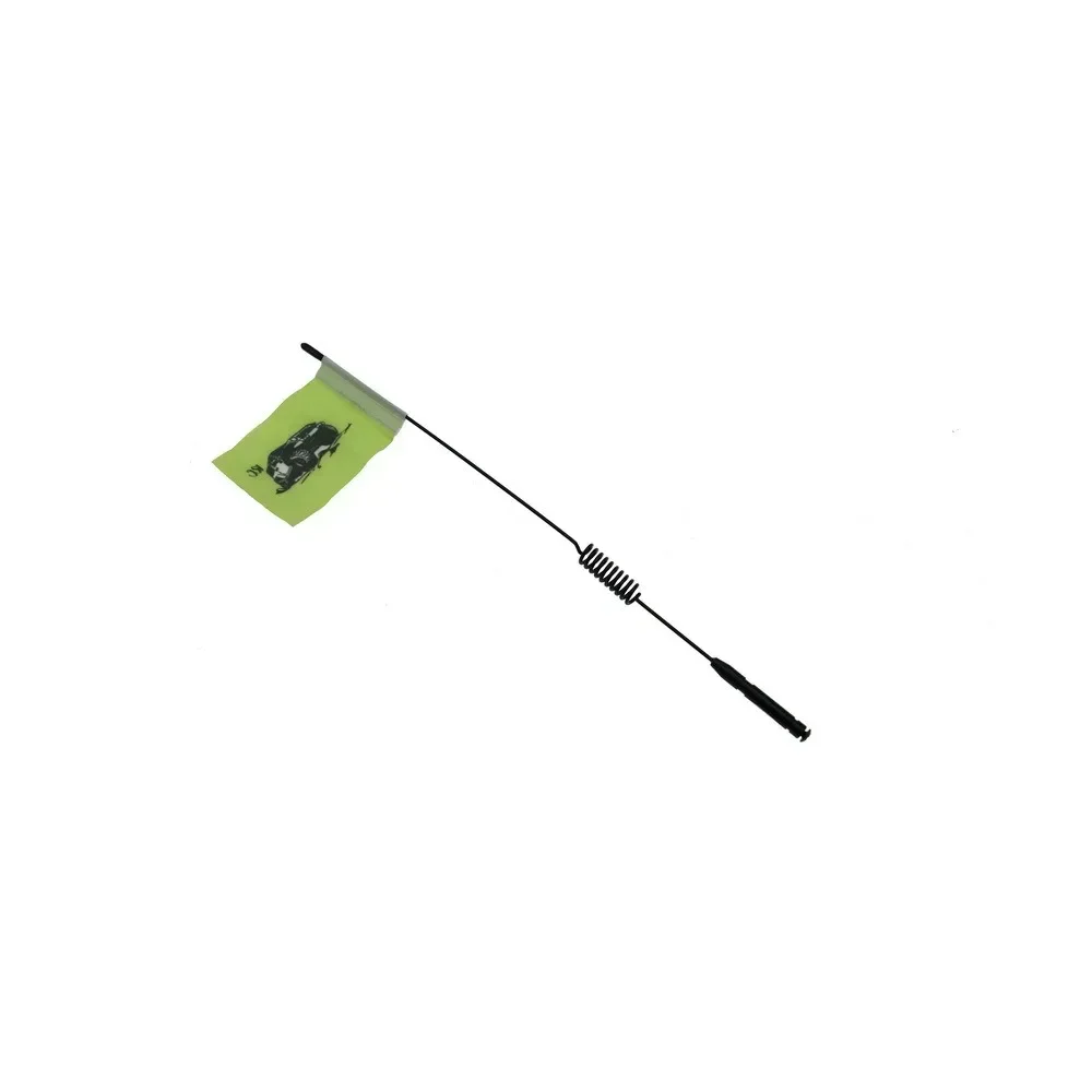 Bandiere e pali di segnalazione in metallo per TRX4 SCX10 90046 Rc Auto Verde Modello decorativo Accessori Fuoristrada Camion Veicolo da arrampicata