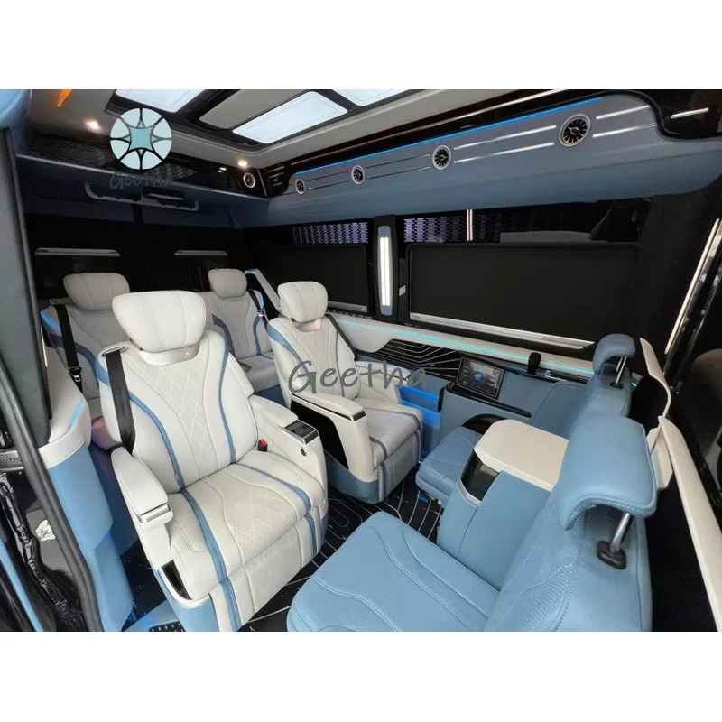 Factory Hot Selling For Luxury Customized VIP Auto Interiors Car Partitions  Sprinter Van Interior Kit   Sprinter 906 907 Comple