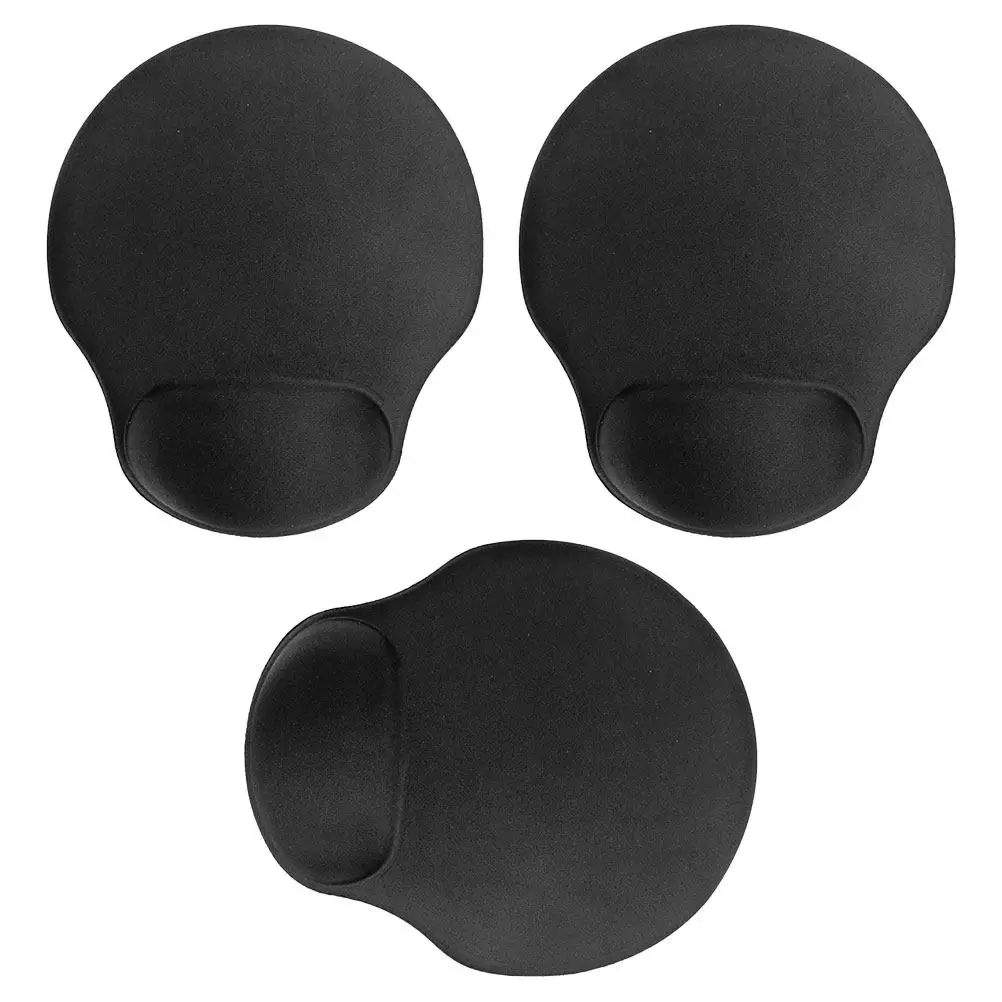 Ergonomic Wrist Rest Mouse Pad 3 Piece Set with Smooth Surface and Non Slip Base for Office Home Travel