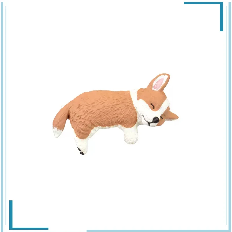 

Genuine Afternoon Rest Puppy Edge Animal Doll Children's Day Gifts Collect Ornaments Holiday Gifts Kawaii Figure Model Toys