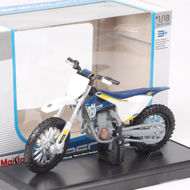 Maisto 1/18 Skala Husqvarna FC 450 2016 Motocykl Motocrossowy Model Odlewany Zabawka Pojazdy Terenowe Zdjęcia Miniaturowe Kolekcjonerskie