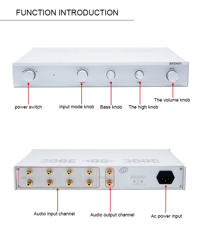 Reference MC22 preamp Classic tube preamp with high and low tone adjustment