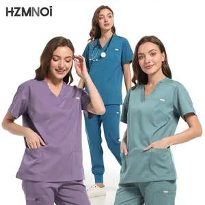 مجموعة الزي الطبي لغرفة العمليات ، مقشرات العمل في المستشفى ، المستلزمات الطبية ، بدلة جراحة الأسنان الممرضة ، ملابس العمل بالجملة أعلى 6 مبيعات للزي الطبي المستورد - رقم 1