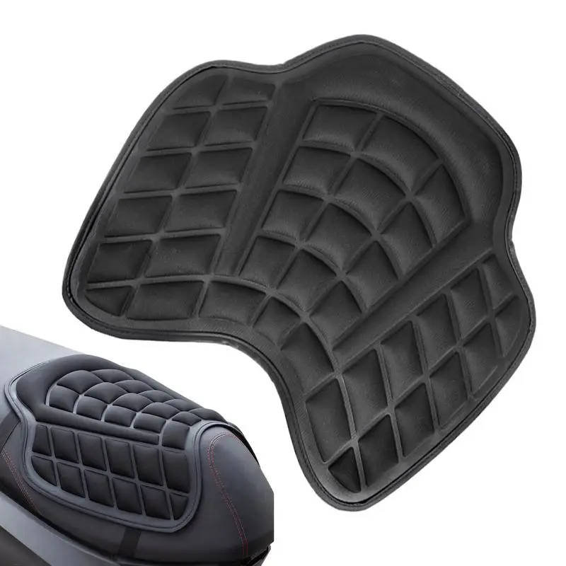 

Foam Motorcycle 3D Air Comfort Gel Seat Cushion Pad Cover Breathable Shock-Absorbing Cushion Non-Slip Thick Ergonomic Support