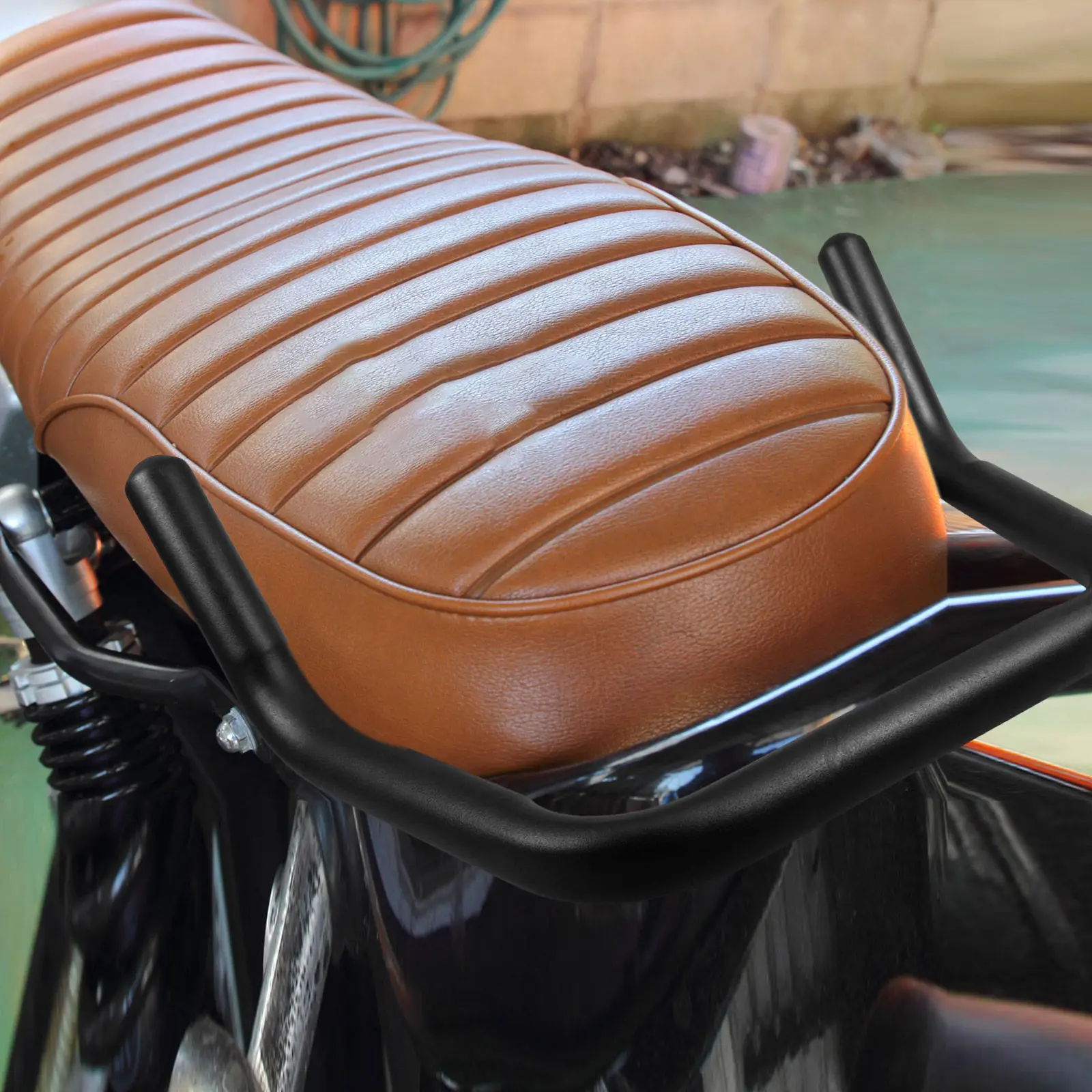 

Heavy-Duty Metal Scooter Grab Handle Rear Passenger Support Bar for Electric Scooters Bikes Motorcycle Comfortable Ergonomic