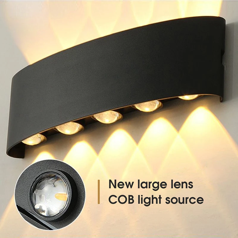 LED Wall Sconce 6W Modern Indoor Wall Light 85-265V Home Decor Lamp for Bedroom Bedside Staircase Living Room Interior Lighting